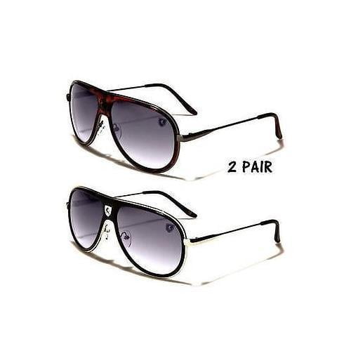 80s Mens Womens Retro Vintage Classic Fashion Designer Aviator Sunglasses Color